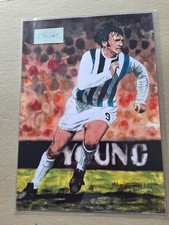 JEFF ASTLE WEST BROM BAGGIES LEGEND HAND-SIGNED ARTCARD (2)