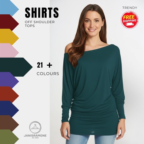 Womens long sleeves off the - long,