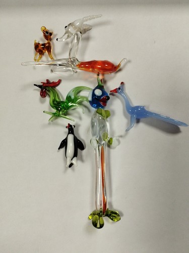 Vintage hand blown glass - hand,