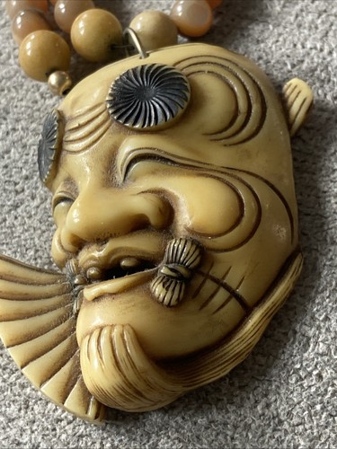 Antique carved netsukes - carved,
