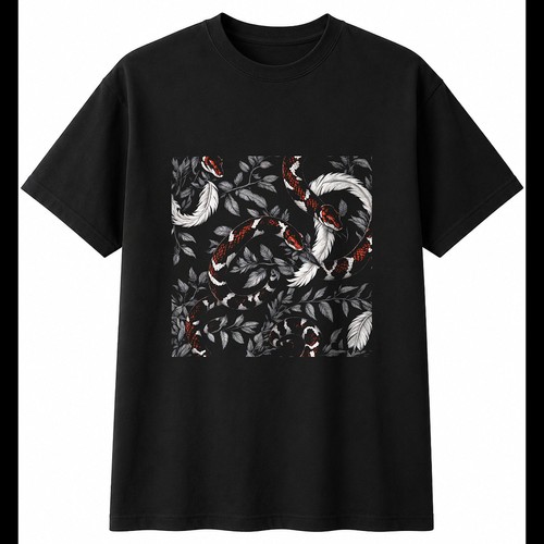 Botanical milk snake with - snake,