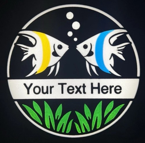 Custom aquarium light - up, sign