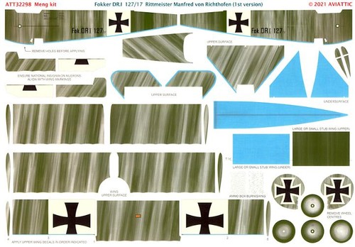 Aviattic decals fokker - aviattic,