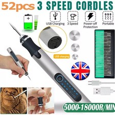 Mini Electric Grinding Pen Rotary Drill Grinder Cordless USB Engraving DIY Tools