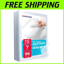 Transparent 8.5x11 Acetate