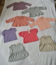 Baby Girl's Caramel Baby London x8 Tops, 6 Months, (two tops Nwot)
