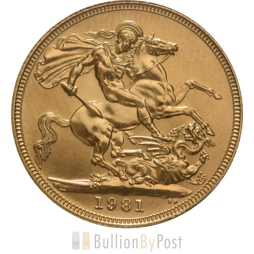 1981 gold sovereign - gold,