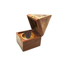 Wooden Sambrani Dhoop Dhup Cup