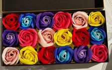 18x Soap Rose Flower Gift for