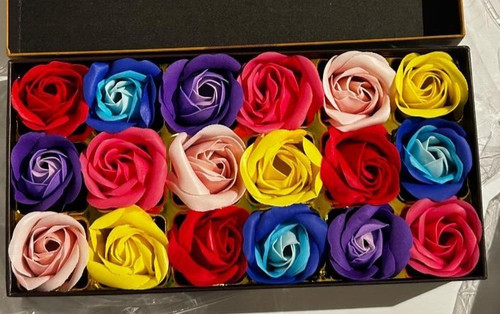 18x soap rose - rose, for