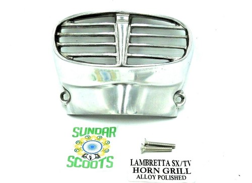 Polished alloy horn - alloy, grille