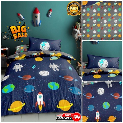 Kids duvet cover set space - cover,