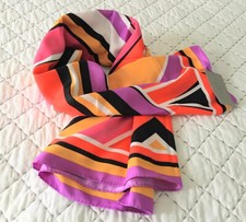 Zara Striped Satin Square