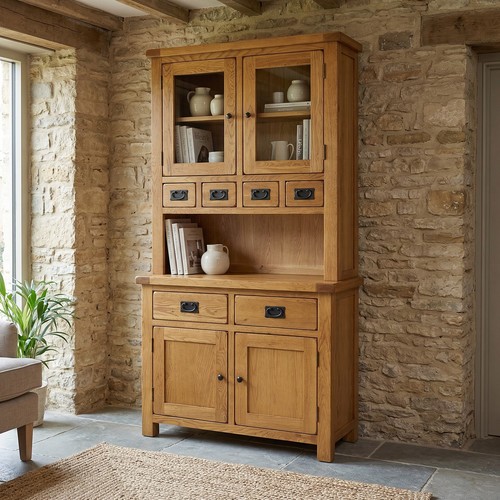 Glazed dresser door rustic - dresser, 2