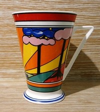 Wren England ART DECO Style DAYDREAM Fine Bone China Mug 11.25cm High (B.2)