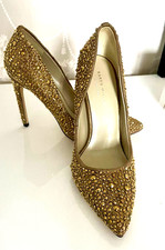 Karen Millen shoes gold