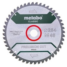 Metabo 254mm Precision Cut Classic Circular Saw Blade 48T 628061000