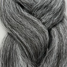 Braid Hair Grey Salt & Pepper