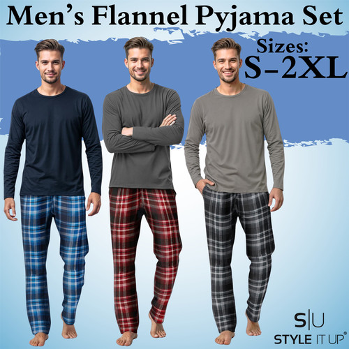 Mens long sleeve pyjama - sleeve, sets