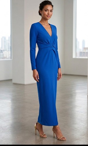 Coast cobalt blue long dress - coast,