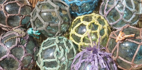Japanese glass fishing floats - fishing,
