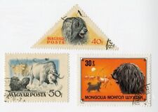 HUNGARIAN PULI VINTAGE DOG POSTAGE STAMPS VARIOUS COUNTRIES
