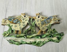 Vintage Small Ceramic Wall Shelf Two birds Studio Pottery Signed 24cm Long X...