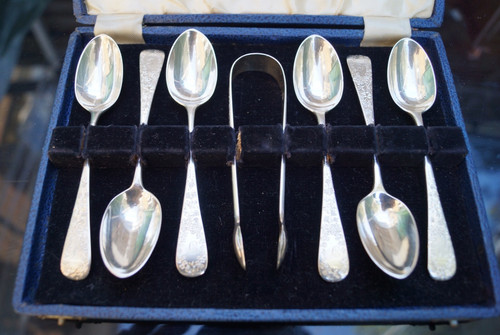 Cased edwardian sterling - cased,