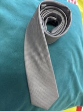 Mens Light Grey White Polka