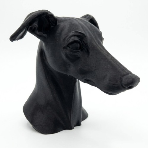 Whippet dog bust - dog, home