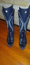 Justin snakeskin cowboy boots