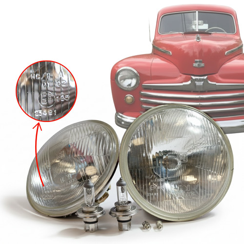 178mm e mark headlight - 178mm, h4