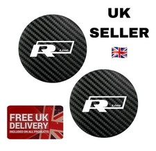 2x VOLKSWAGEN VW R LINE Cup