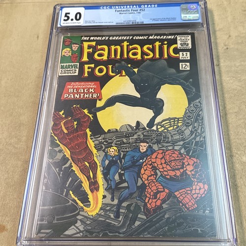 Fantastic four cgc 5 - fantastic, 5.0