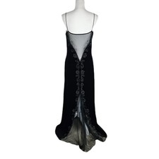 Vtg Dave & Johnny Dress Black