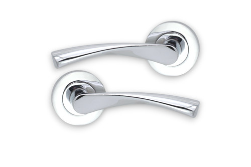 Door handles pair modern - door,
