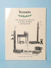1994 Auction Catalogue Rangeley Collection Scales Weights etc.
