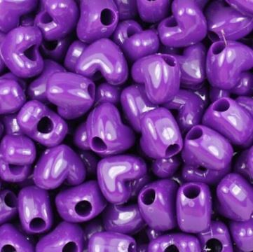 Pony beads teddy bears hearts