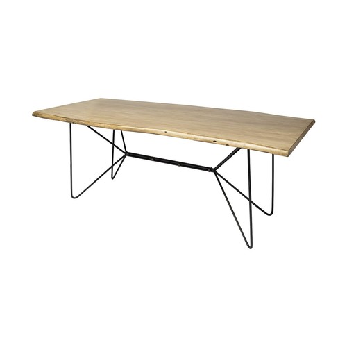 Brown and black solid wood - and,