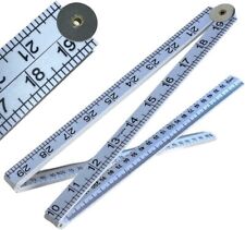 1 METRE LONG FOLDING RULER CARPENTERS METRIC IMPERIAL DIY RULE TOOL YARD STICK