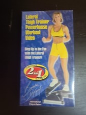 Lateral Thigh Trainer Powerhouse Workout Video VHS Toning 2 in 1 Cardio DyGraf