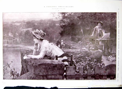 Antique old print sailor - print, sailor's