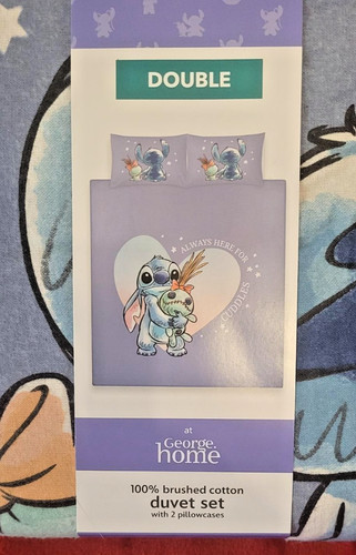 Disney stitch double duvet - disney,