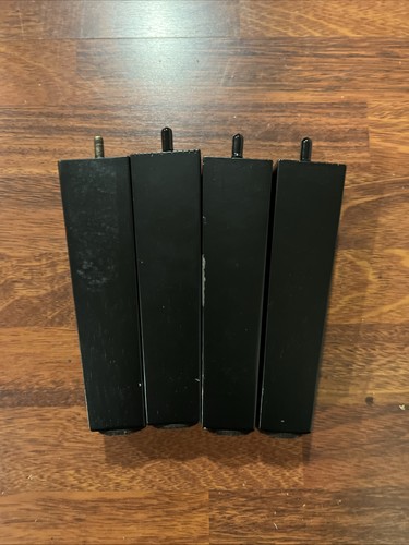 Black square furniture legs - square,