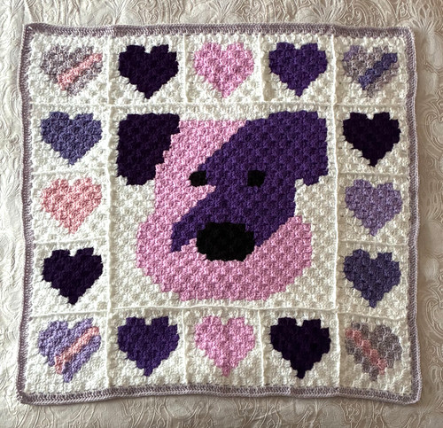 Crochet blanket lap cot - crochet, doll