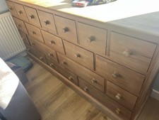 Solid Pine Chest Of Draws Large Living Room Bedroom Kitchen Dining Room