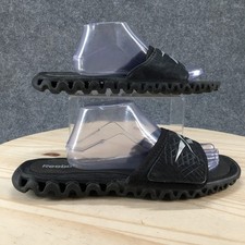 Reebok Slides Men 12 Black ZigTech Cushioned Comfort Athletic Sport Sandals