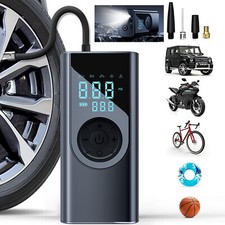 Wireless Digital Tyre Inflator 150PSI Portable Air Compressor for Car Moto Bike