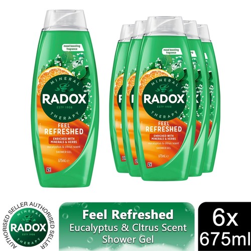 Radox shower gel feel - 6x,