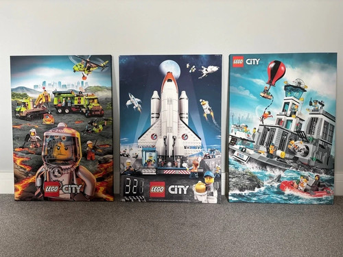 Lego city canvas prints - lego,